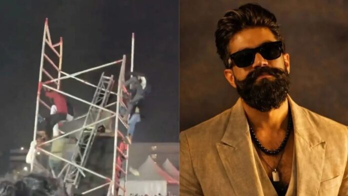 Hyderabad Chaos Toxic Pre Release Event Yash Hyderabad Chaos Toxic Pre Release Event Yash