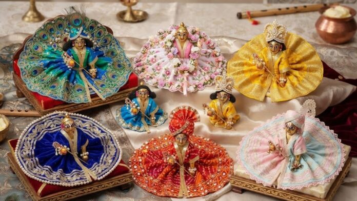 Laddu Gopal dress designs janmashtami 2026