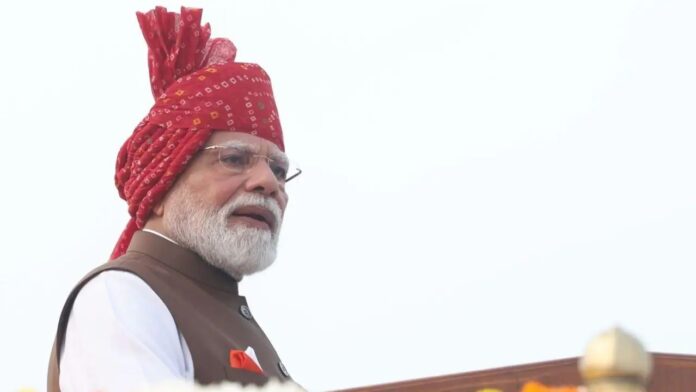 Congress takes dig PM Modi Tricolour look controversy erupts on social media