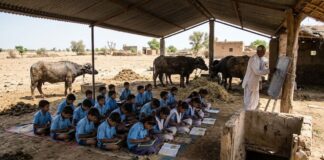 भैंसों के तबेले से लेकर बिना टॉयलेट तक, राजस्थान के सरकारी स्कूलों की बदहाल हालत, 611 स्कूल भवनविहीन Rajasthan govt schools poor condition