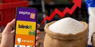 महंगाई का नया झटका, चीनी के दाम बढ़ते ही Zepto, Blinkit और Swiggy ने सीमित की बिक्री Sugar Prices