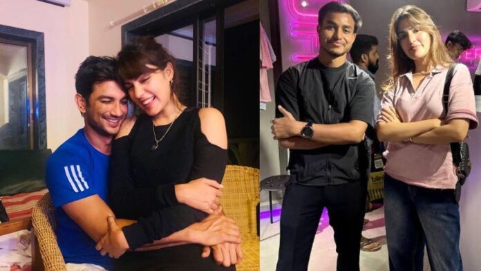 _Sushant, Rhea and Shovik Chakraborty Sushant, Rhea and Shovik Chakraborty