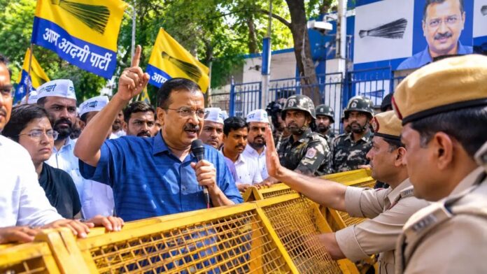Kejriwal denied permission to visit the PM's residence under Section 163 Kejriwal denied permission to visit the PM's residence under Section 163