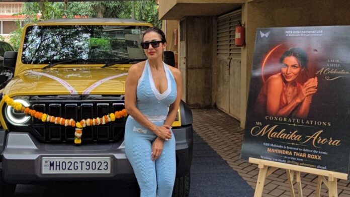 Malaika Arora Mahindra Thar Roxx