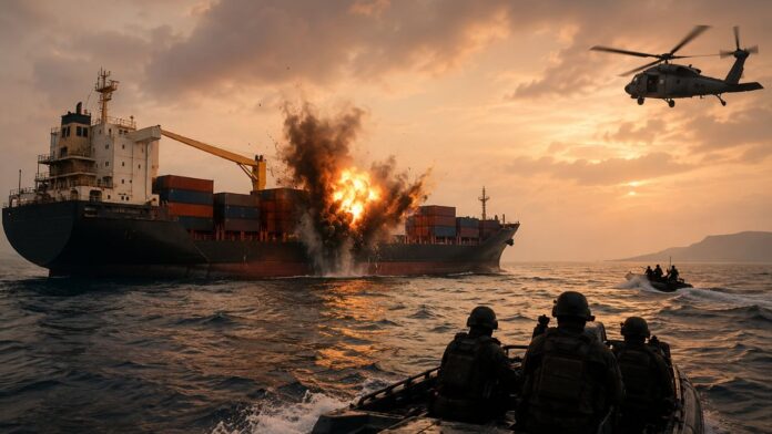 Houthi attack on Egyptian cargo ship Houthi attack on Egyptian cargo ship