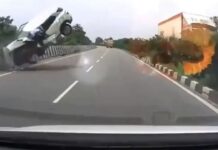 अतीक के बेटे आबान के हादसे का LIVE वीडियो आया सामने, रफ्तार पर उठा सवाल Aban Ahmed Car Accident