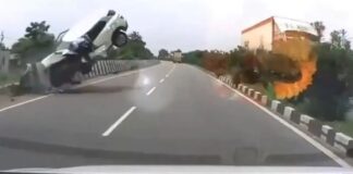 अतीक के बेटे आबान के हादसे का LIVE वीडियो आया सामने, रफ्तार पर उठा सवाल Aban Ahmed Car Accident