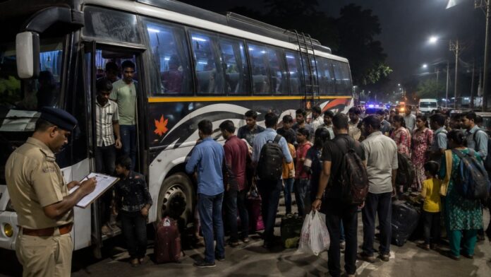 30 Seater Bus Carrying 168 Passengers viral news