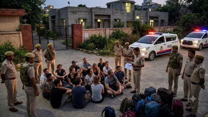 Visa expired 18 foreign nationals arrested in Delhi Visa expired 18 foreign nationals arrested in Delhi