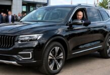 पुतिन ने चलाई Volga H50, जानिए क्यों खास है ये कार और कितनी है कीमत Vladimir Putin drives Volga k50 SUV features price Russia