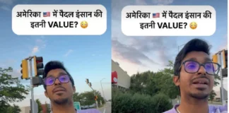 अमेरिका में पैदल यात्री की इतनी वैल्यू? बंदे ने दबाया बटन, गाड़ियों को लगा ब्रेक, वीडियो वायरल X/ @namasteamericawithrahul