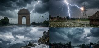 दिल्ली-UP समेत 19 राज्यों में आज आंधी-बारिश का अलर्ट, कई जगह ओले और बिजली गिरने का खतरा weather 26 august