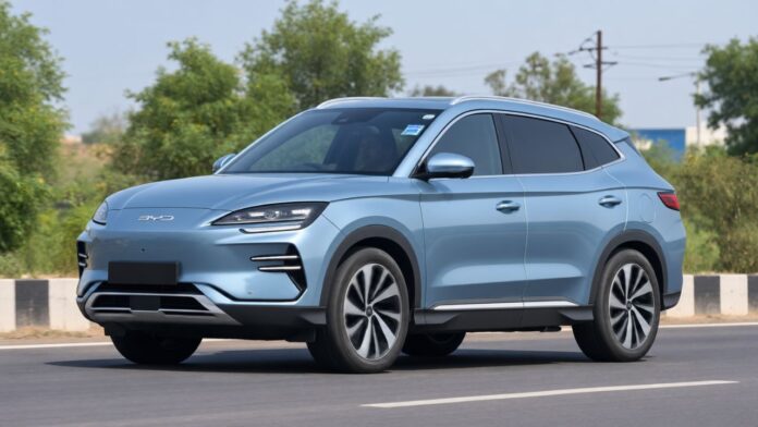 BYD Seal U spotted testing in India again plug-in hybrid SUV BYD Seal U spotted testing in India again plug-in hybrid SUV
