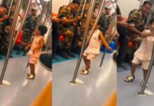 Delhi Metro Viral Video: नन्हे बच्चे ने CISF जवान को किया सैल्यूट, जवाब ने जीत लिया लोगों का दिल Delhi Metro viral video , little girl salutes CISF Jawan