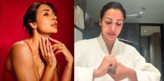 मलाइका अरोड़ा की ग्लोइंग स्किन का राज, देखें उनके सिंपल नाइट स्किनकेयर रूटीन Malaika Arora Skincare Routine