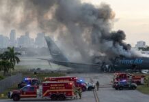 US Plane Crash: मियामी एयरपोर्ट पर विमान हादसे से मचा हड़कंप, 5 की मौत और 250 उड़ानें प्रभावित US Plane Crash
