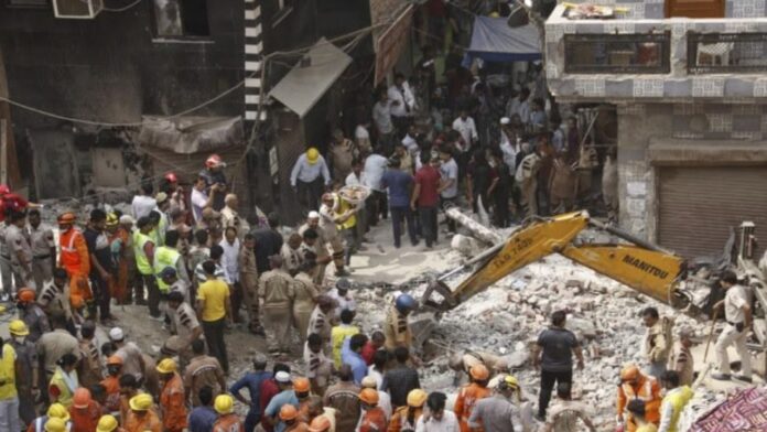 Satya Niketan Building Collapse Satya Niketan Building Collapse