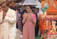 बप्पा के जश्न में डूबा अंबानी परिवार, समधी-समधन संग थिरकीं नीता अंबानी, देखें शानदार वीडियो Ambani Ganesh Chaturthi 2026