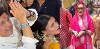 लालबाग में गोविंदा को भीड़ से बचाने के लिए कोमल रानी ने खींचा हाथ, पत्नी नहीं रूमर्ड गर्लफ्रेंड संग पहुंचे बप्पा के दरबार Govinda sunita ahuja, Govinda Komal Rani Lalbaugcha Raja