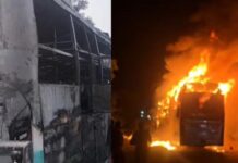 यमुना एक्सप्रेसवे पर स्लीपर बस में आग लगने से 9 यात्रियों की जलकर मौत, 5 घंटे चले रेस्क्यू में बड़ा हिआ बड़ा खुलासा Yamuna Expressway Sleeper Bus Fire
