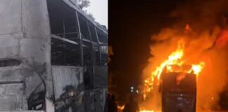 यमुना एक्सप्रेसवे पर स्लीपर बस में आग लगने से 9 यात्रियों की जलकर मौत, 5 घंटे चले रेस्क्यू में बड़ा हिआ बड़ा खुलासा Yamuna Expressway Sleeper Bus Fire