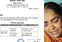 नंदीग्राम में बीजेपी का बड़ा दांव! सुवेंदु अधिकारी के पूर्व PA दिवंगत चंद्रनाथ रथ की मां हसिरानी रथ को दिया टिकट Hasirani Rath