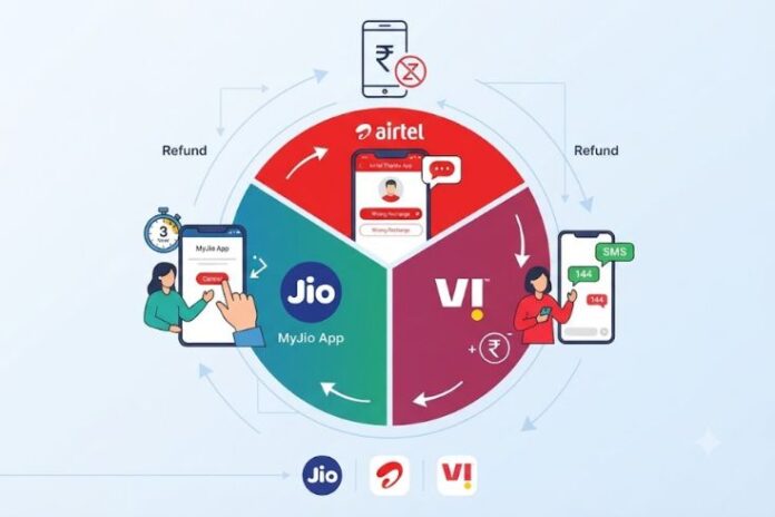 mobile recharge, wrong number recharge, Jio refund mobile recharge, wrong number recharge, Jio refund