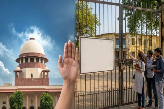 school theek karo campaign supreme court government schools entry permission petition rejected school theek karo campaign supreme court government schools entry permission petition rejected