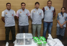 नशे के काले कारोबार पर पुलिस का प्रहार, ड्रग तस्कर के घर से 56.69 लाख नकद और 355 ग्राम सोना बरामद