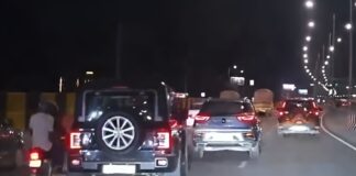 द्वारका एक्सप्रेसवे पर खौफनाक मंजर! थार रॉक्स ने बाइक सवार को रौंदा, कैमरे में कैद हुई पूरी वारदात Thar Roxx Ramming Into Motorcycle Rider