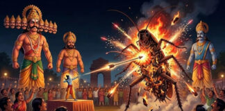 दिल्ली की रामलीला में रावण के साथ जलेगा 30 फीट का कॉकरोच, पीतमपुरा में दिखेगा अनोखा नजारा
