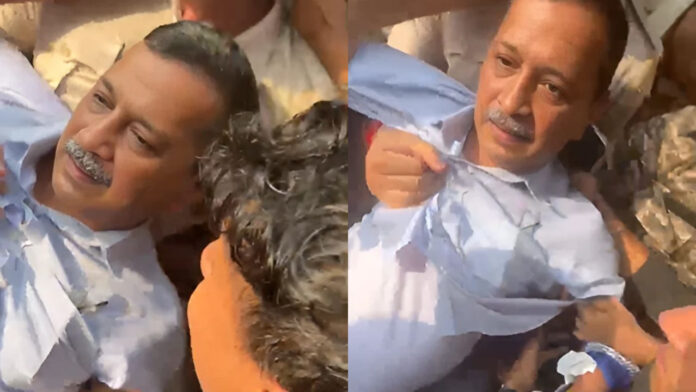 अरविंद केजरीवाल को दिल्ली पुलिस ने लिया हिरासत में, ममता बनर्जी पर भी हुई कार्रवाई
