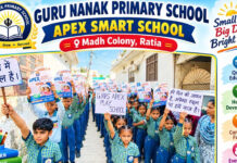गुरुनानक प्राइमरी स्कूल मढ़ कॉलोनी, रतिया में जागरूकता रैली का आयोजन
