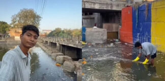 8 महीने की मेहनत हुई बेकार! अजनार नदी फिर कचरे से भरी, बिट्टू तबाही ने दोबारा शुरू किया अकेले अभियान