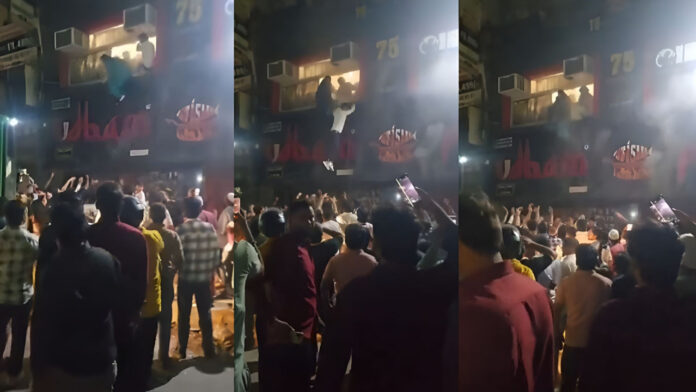 दिल्ली के रेस्टोरेंट में अचानक लगी आग, जान बचाने के लिए पहली मंजिल से कूदे लोग, सामने आया VIDEO