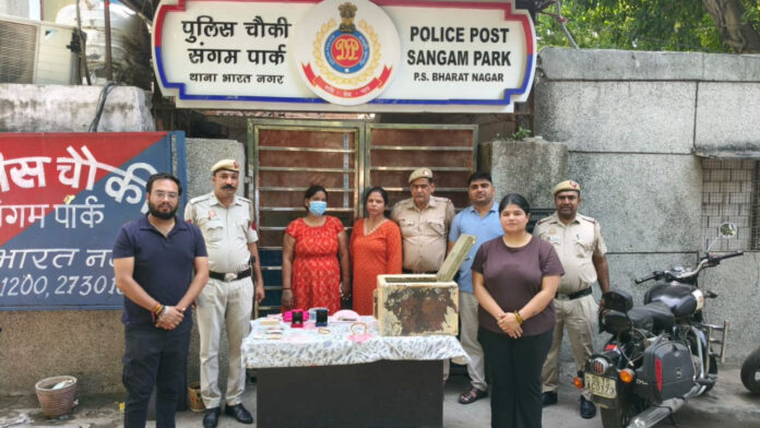 राणा प्रताप बाग की 35 लाख की हाई-वैल्यू चोरी का फिल्मी खुलासा, भारत नगर पुलिस ने 100 फीसदी माल किया बरामद