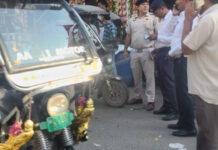 ब्रह्मपुरी पुलिया से जीरो पुस्ता रोड तक विशेष अभियान पांच ई-रिक्शा जब्त, 112 चालान काटे