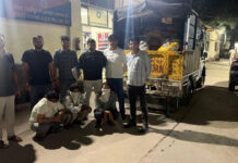 चावल चोरी का फिल्मी खेल बेनकाब, अलीपुर पुलिस ने बरामद किए 127 बोरे, तीन आरोपी गिरफ्तार