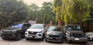चोरों के नेटवर्क पर STF का शिकंजा, थार से फॉर्च्यूनर तक चार लग्जरी गाड़ियां बरामद