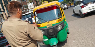 गौतमबुद्धनगर में यातायात पुलिस का अभियान, 5005 ई-चालान; 13 वाहन सीज