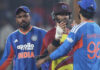 रांची T20 में छक्कों की बरसात, 501 रन के मुकाबले में वेस्टइंडीज ने टीम इंडिया को चौंकाया