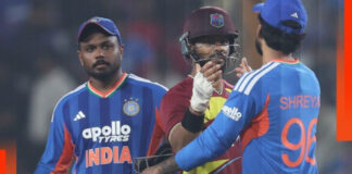 रांची T20 में छक्कों की बरसात, 501 रन के मुकाबले में वेस्टइंडीज ने टीम इंडिया को चौंकाया
