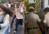 जंतर-मंतर पर पुलिस की बस की चाबी लेकर भागी महिला, प्रदर्शन के बीच VIDEO हुआ वायरल