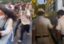 जंतर-मंतर पर पुलिस की बस की चाबी लेकर भागी महिला, प्रदर्शन के बीच VIDEO हुआ वायरल