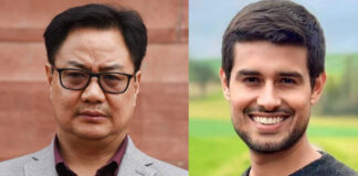 लंदन प्रदर्शन में पाकिस्तानी झंडे के साथ कांग्रेस का झंडा? किरेन रिजिजू ने ध्रुव राठी का भी किया जिक्र