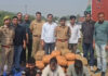 एंटी नारकोटिक्स टीम और पुलिस की बड़ी कार्रवाई, पकड़ा 1.25 करोड़ का गांजा