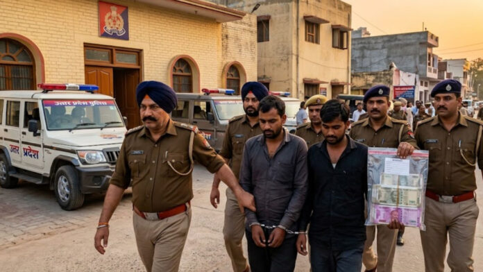 एक लाख के असली नोट देकर 5-7 लाख नकली नोटों का झांसा! मथुरा पुलिस ने पकड़ा ऐसा खतरनाक गिरोह