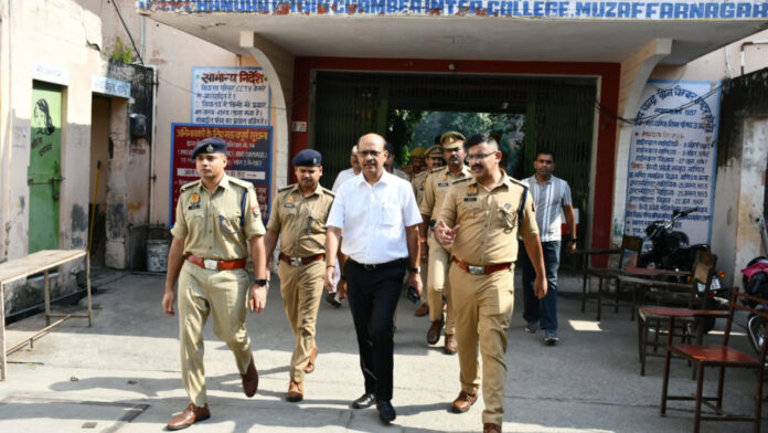 मुजफ्फरनगर में MLC चुनाव को लेकर प्रशासन अलर्ट, डीएम उमेश मिश्रा और एसएसपी सूरज कुमार राय ने मतदान केंद्रों का किया निरीक्षण
