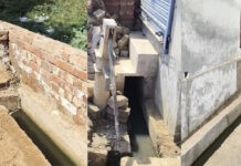 मुजफ्फरनगर में सड़क नाली निर्माण में घोर लापरवाही: सुंदर नगर में कहीं ऊंची तो कहीं नीची बना दी गई नालियां, जलभराव से परेशान लोग