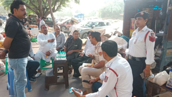 बाजार में जाम के खिलाफ पुलिस का एक्शन, ट्रैफिक सुधारने के लिए मैदान में उतरेंगे 15 मार्शल